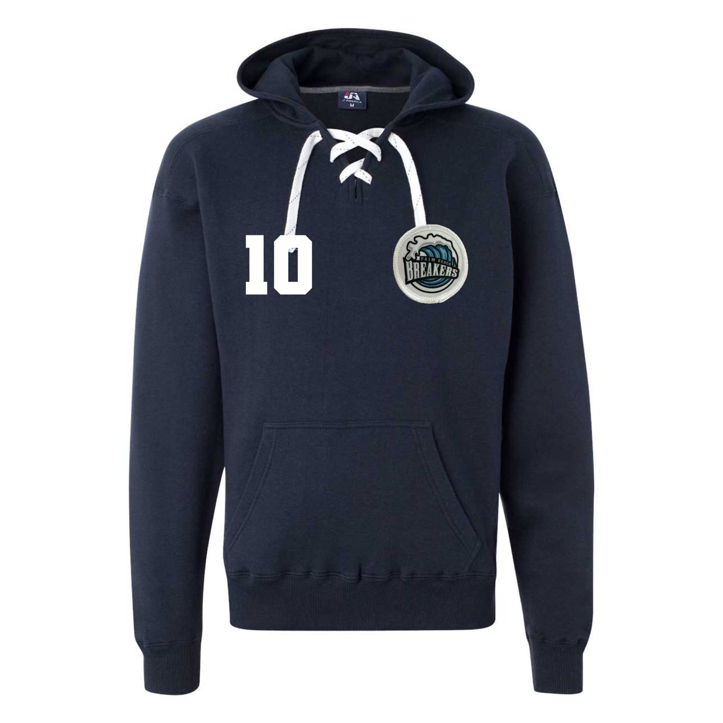 Breakers Lace-Up Hockey Hoodie