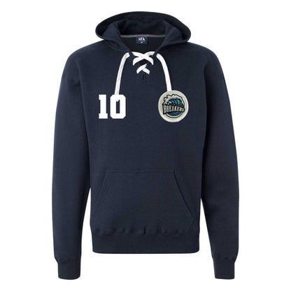 Breakers Lace-Up Hockey Hoodie