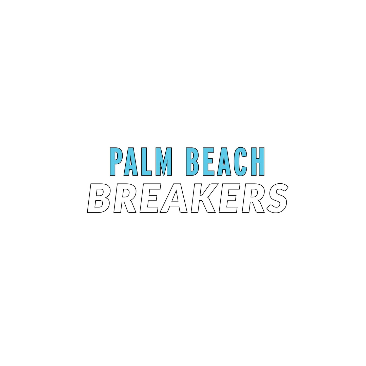 Breakers Small Sticker (Name Only)