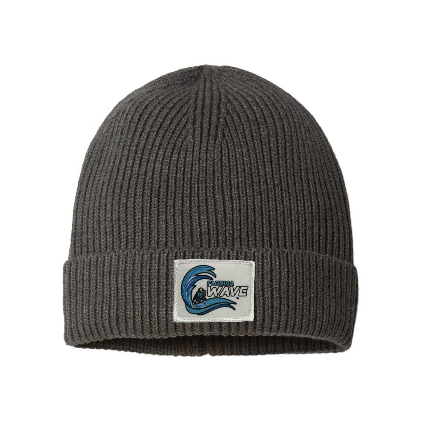 Wave Fine Rib Cuff Beanie