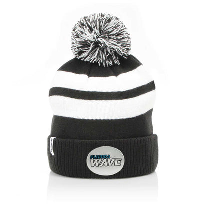 Wave Winter Pom Beanie